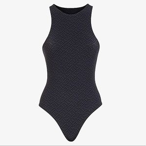 Fendi x Skims High Neck Bodysuit | Black Size XS | NWT
